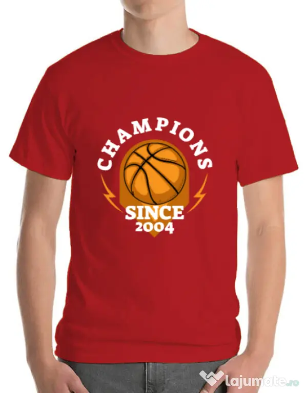 Tricou ADLER barbat Champions Rosu