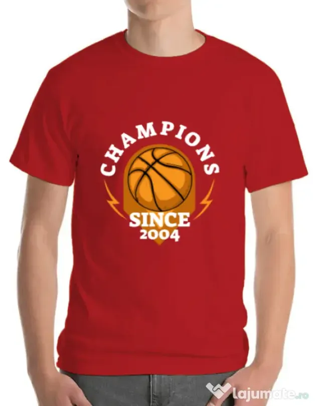 Tricou ADLER barbat Champions Rosu