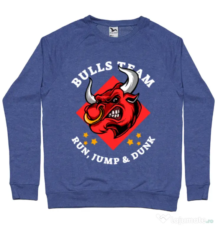 Bluza ADLER barbat Run jump & dunk Albastru melanj