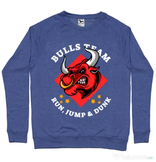 Bluza ADLER barbat Run jump & dunk Albastru melanj