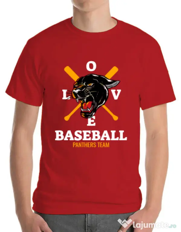 Tricou ADLER barbat Panthers team Rosu
