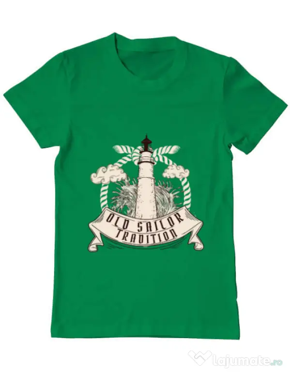 Tricou ADLER barbat Tradition Verde mediu