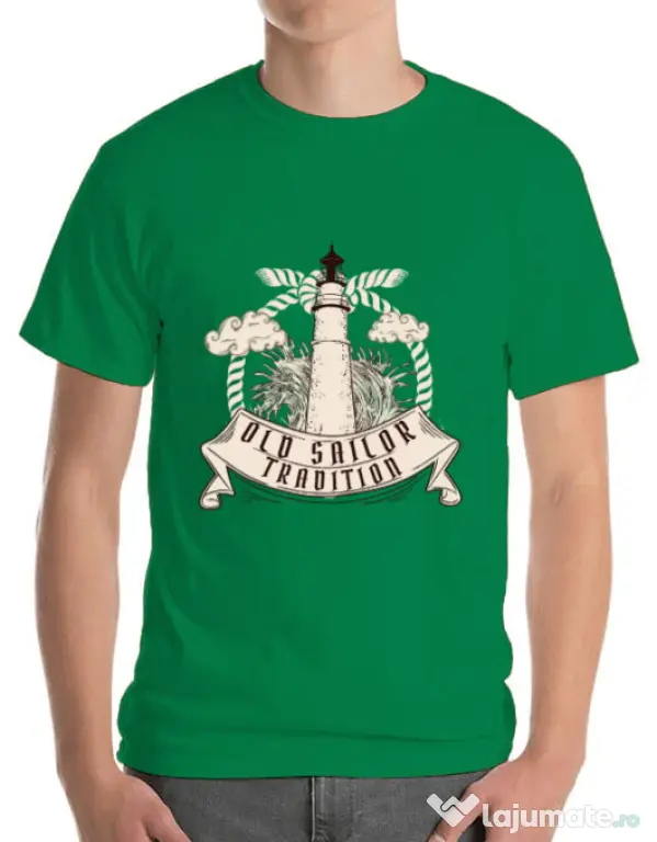 Tricou ADLER barbat Tradition Verde mediu