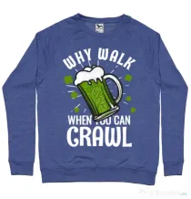 Bluza ADLER barbat Why walk Albastru melanj