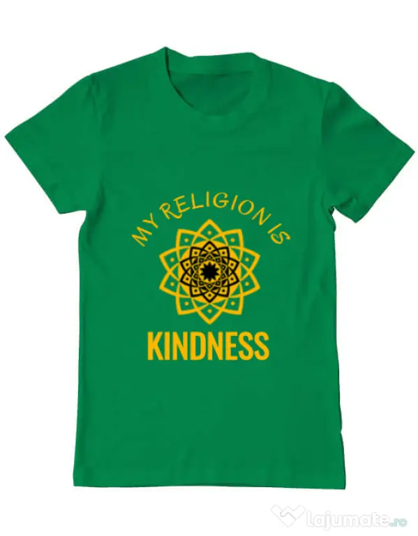 Tricou ADLER barbat Kindness Verde mediu