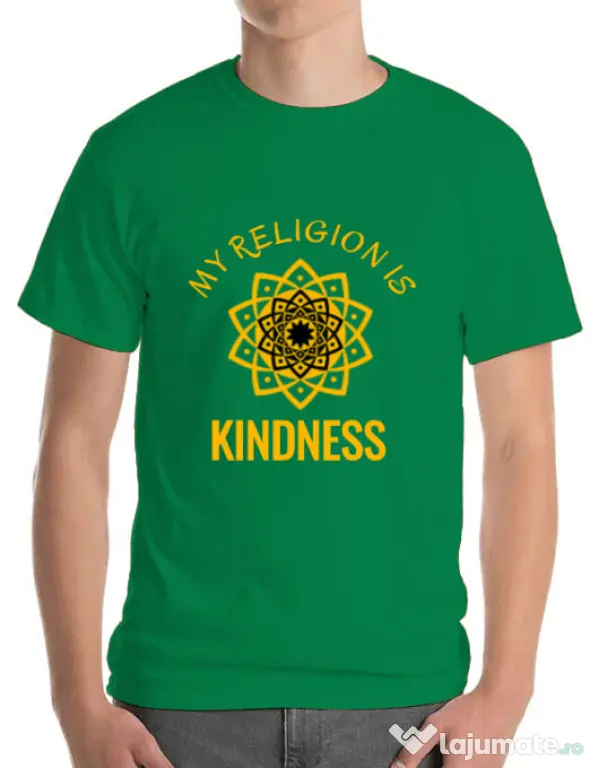 Tricou ADLER barbat Kindness Verde mediu
