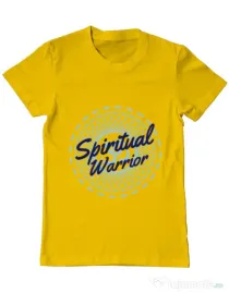 Tricou ADLER barbat Spiritual warrior Galben