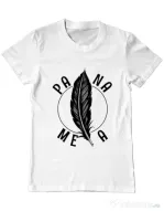 Tricou ADLER barbat Pana mea Alb