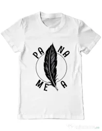 Tricou ADLER barbat Pana mea Alb