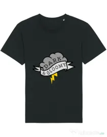 Tricou STANLEY STELLA barbat Dark and gloomy Negru