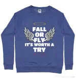 Bluza ADLER barbat Fall or fly Albastru melanj