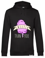 Hoodie barbat cu gluga Sweeter than you Negru