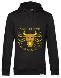 Hoodie barbat cu gluga Not in the mood Negru