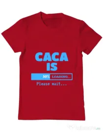 Tricou ADLER barbat Caca is loading Rosu