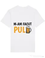 Tricou STANLEY STELLA barbat M-am facut pulbere Alb