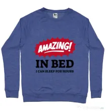Bluza ADLER barbat Amazing in bed Albastru melanj