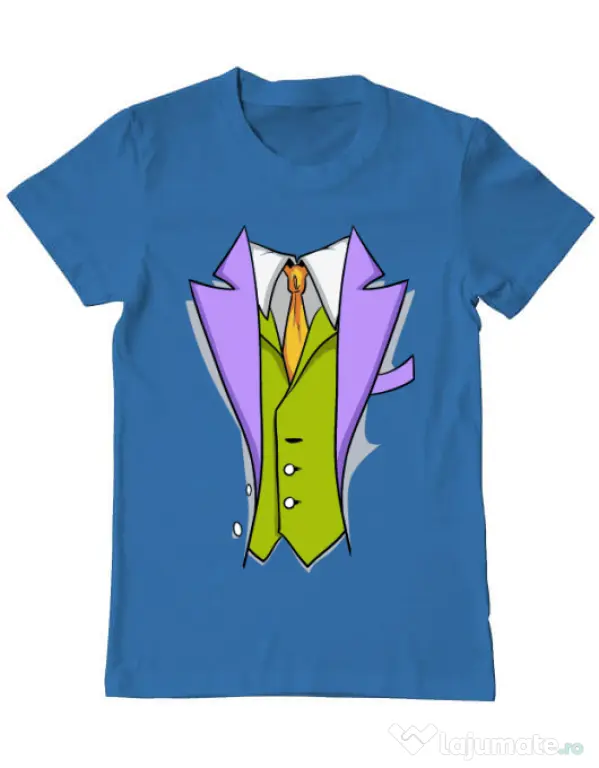 Tricou ADLER barbat Gentleman suit Albastru azuriu