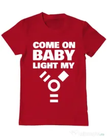 Tricou ADLER barbat Come on baby Rosu