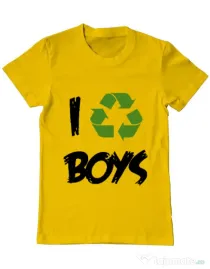 Tricou ADLER barbat I recycle boys Galben