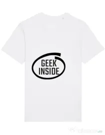 Tricou STANLEY STELLA barbat Geek inside Alb