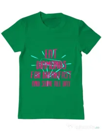 Tricou ADLER barbat Eat diamonds Verde mediu