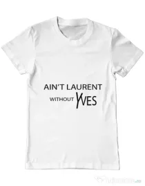 Tricou ADLER barbat Yves saint laurent Alb