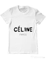 Tricou ADLER barbat Celine paris Alb