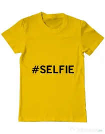 Tricou ADLER barbat Selfie Galben