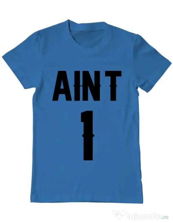 Tricou ADLER barbat Ain t one Albastru azuriu