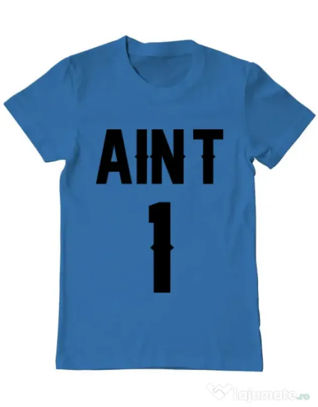 Tricou ADLER barbat Ain t one Albastru azuriu