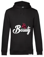Hoodie barbat cu gluga Beauty Negru