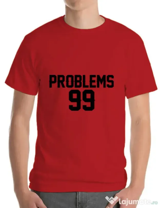 Tricou ADLER barbat 99 Problems Rosu