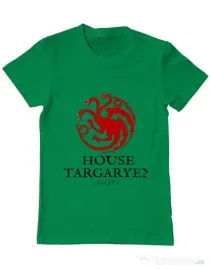 Tricou ADLER barbat House Targaryen Verde mediu