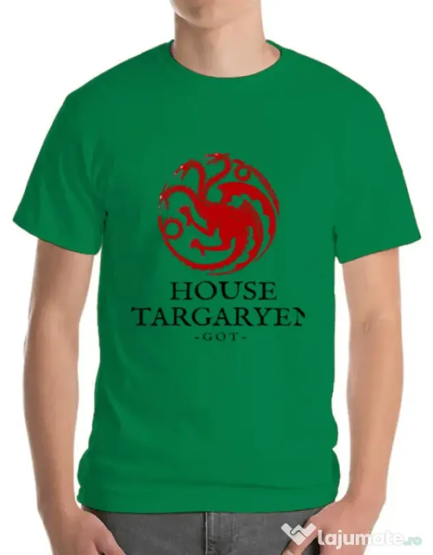 Tricou ADLER barbat House Targaryen Verde mediu