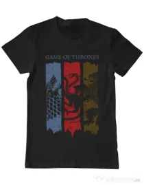 Tricou ADLER barbat Game of Thrones Negru