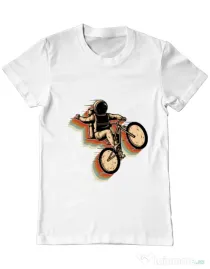 Tricou ADLER barbat Cycling space Alb