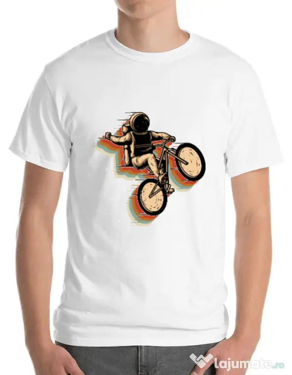 Tricou ADLER barbat Cycling space Alb