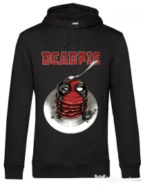Hoodie barbat cu gluga Deadpie Negru