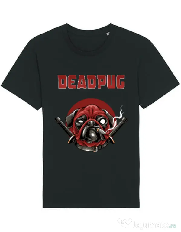 Tricou STANLEY STELLA barbat Deadpug Negru