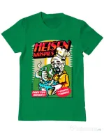 Tricou ADLER barbat Heisen krispies Verde mediu