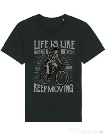 Tricou STANLEY STELLA barbat Keep moving Negru