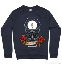 Bluza ADLER barbat Pure evil Denim inchis