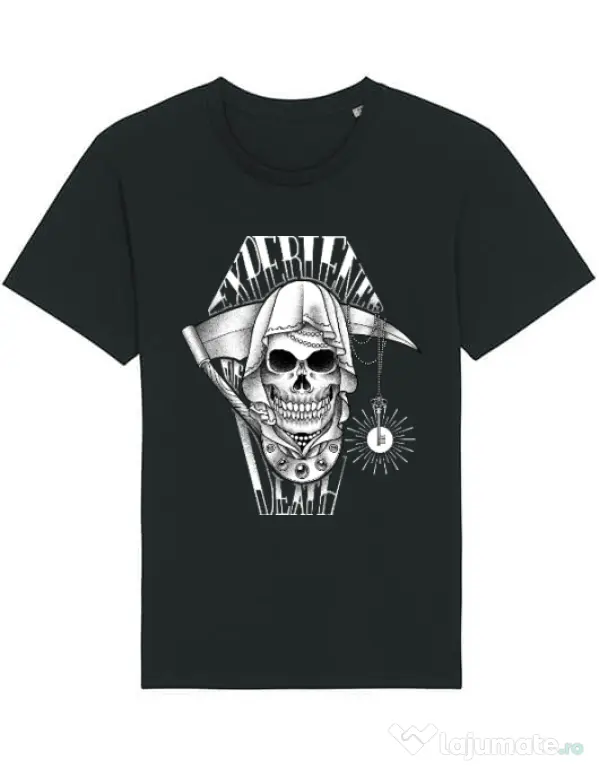 Tricou STANLEY STELLA barbat Experience death Negru