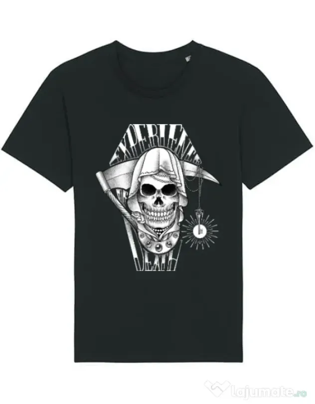 Tricou STANLEY STELLA barbat Experience death Negru