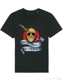 Tricou STANLEY STELLA barbat See you on friday Negru