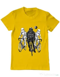 Tricou ADLER barbat Star bikers Galben