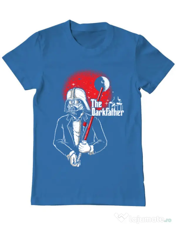 Tricou ADLER barbat The darkfather Albastru azuriu
