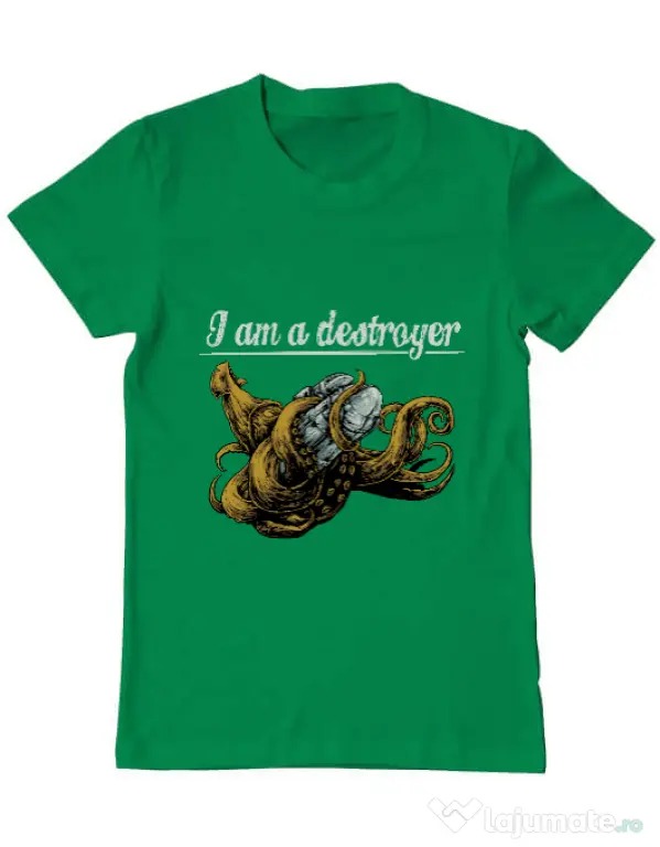 Tricou ADLER barbat Destroyer Verde mediu