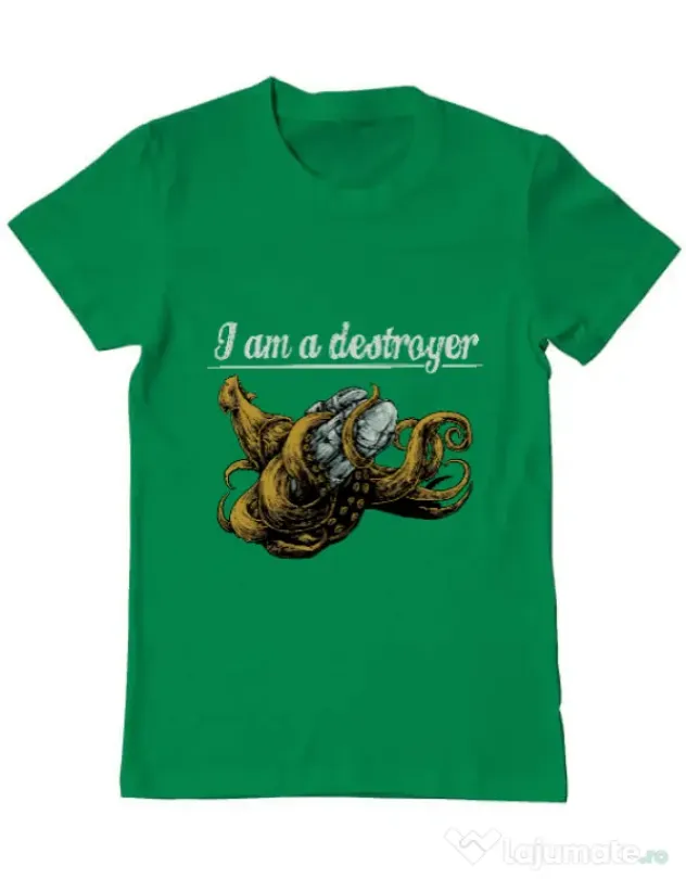 Tricou ADLER barbat Destroyer Verde mediu