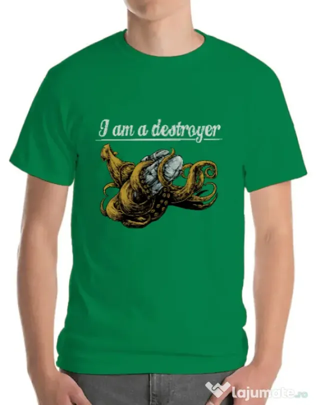 Tricou ADLER barbat Destroyer Verde mediu
